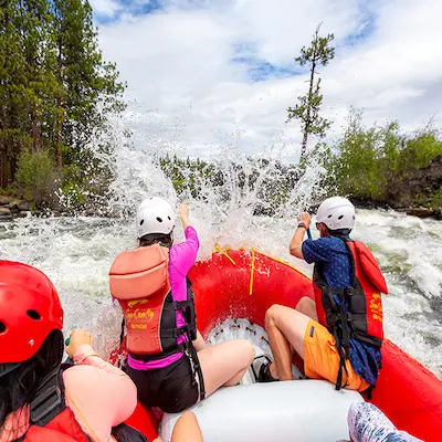 Big Eddy rafting rentals by Powder House in Bend